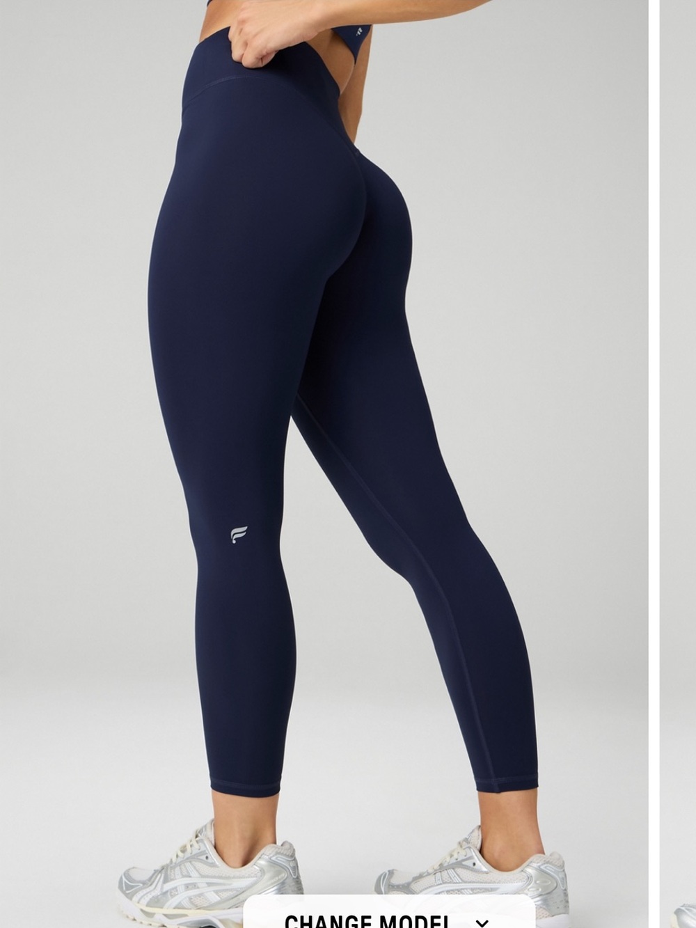 Fabletics High-Rise Navy The No-Seam PureLuxe TLC Legging 7/8